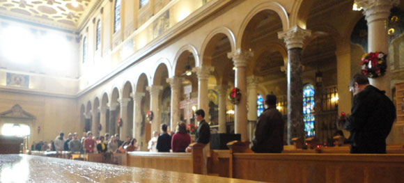 Kids on retreat at Marytown. They're all really cool, guys. I'm impressed they let me hang with them. Seriously, I don't even know my Latin prayers. 