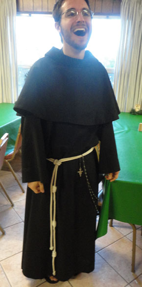 Brother Thomas' ready smile.