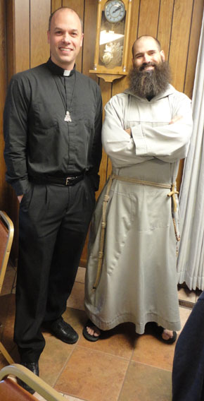 Fr. John and Fr. Pio Maria. So GQ. Kind of. 