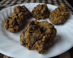Pumpkin-chocolate cookies. I liked them more, but no one agreed with me. :-)