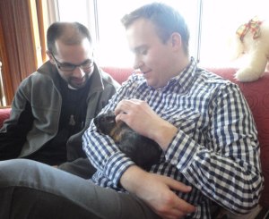 Father Simon and Paul and Kiwi. 