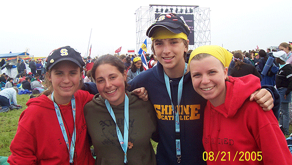 In Germany for WYD. So young!