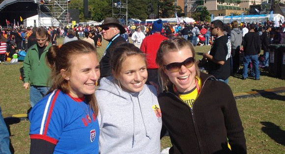 With friend Alexa in Australia.