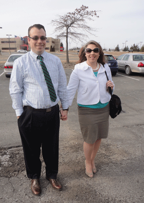 This is my oldest brother and my sister-in-law. They've almost acheived paper-anniversary-status!