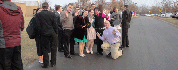 But, it's cool because we meet up with friends from many times and places and we all hug and exclaim because IT'S EASTER (almost...at sun down it shall be Easter). 