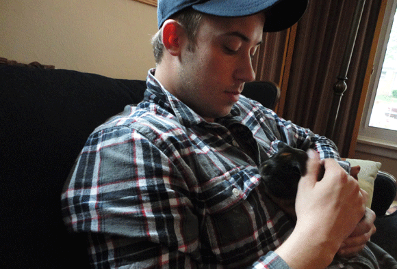 Gobber pig and Joshy. 