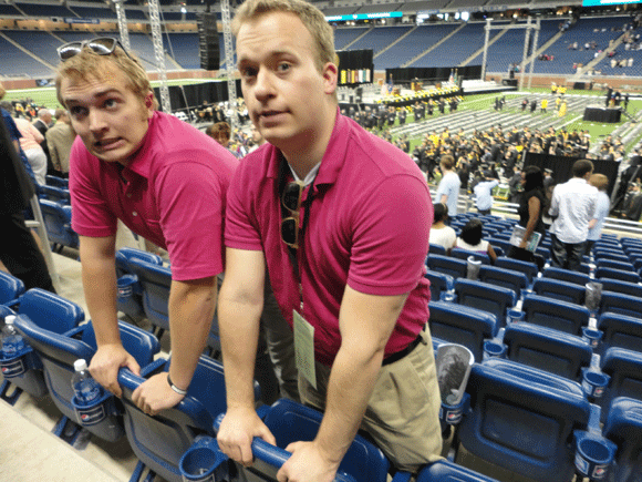 Also, Conor and Paul were matching. The end. 