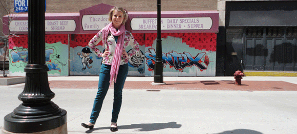 New pants from the rummage sale, man!