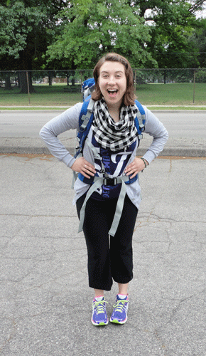 Julia! Our model-pilgrim-girn!