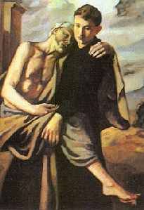 St. Aloysius. Patron saint of youth, young students, plague victims, and AIDS victims and caregivers. 