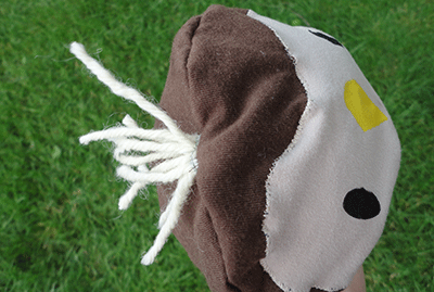 Favorite part: I added some fuzz at the top. 