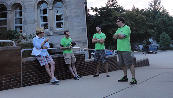 E-Dubs, MM, Joshie and Dave. 