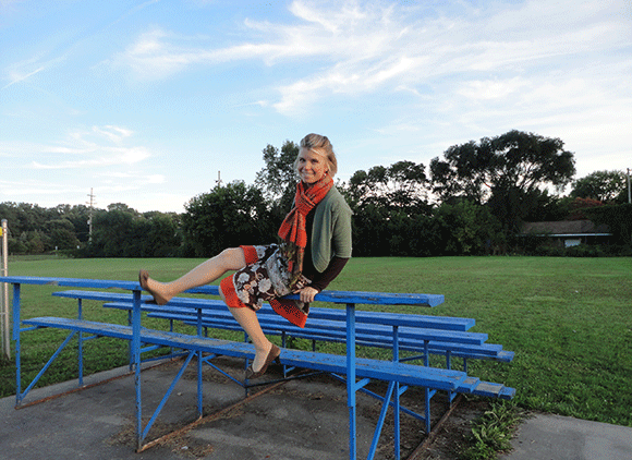 It only looks like I'm going to fall off. I DIDN'T. Personal accomplishment!