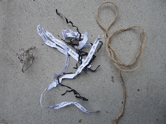 And then I begin taking out the fears and telling Him about them. 