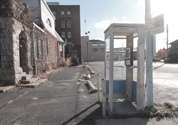 Call your grandchildren into the room and tell them--this is a phonebooth. Maybe the last of its kind. 