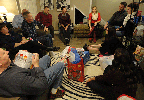 Christmas Eve with these folks--my dad's side. 