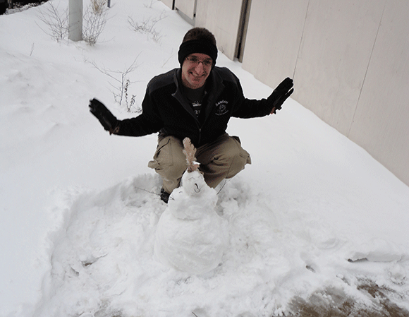 Maff and snowperson!
