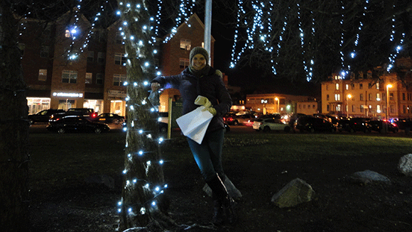 Photo props to Matt. This is Noel Night, yo. 