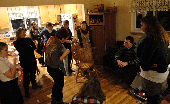 Julia presented her gift to David and Esther. So beautiful. So awesome. 