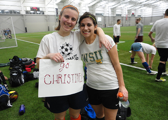 That sign=made by me. With glitter and love. 