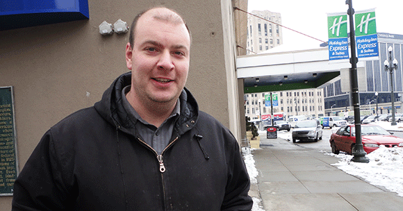 Ran into Mark at mass. :)