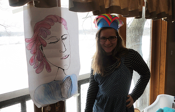 About to play "pin the ash on the forehead." Probably the top Lenten game of all time.