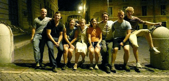 Not the night, not the nation, but parts of the same groupo, so it's happening. Photo by Michael. 