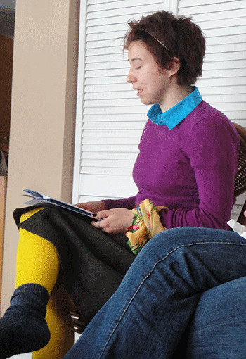 Wearing cute things and speaking on retreat. 