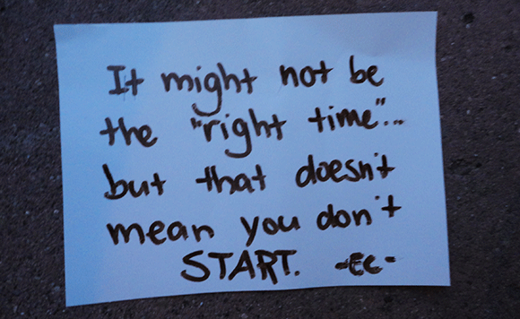 This is a kick in the pants for me. And I need it.