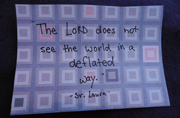 Reassurance that Jesus isn't just sitting in a corner, deflated because sin abounds. Um, no. Resurrection, ya'll.