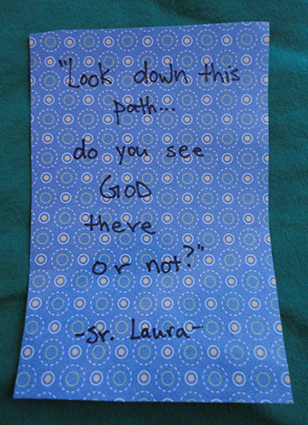 I loved this reflection on discerning God's will for your future.