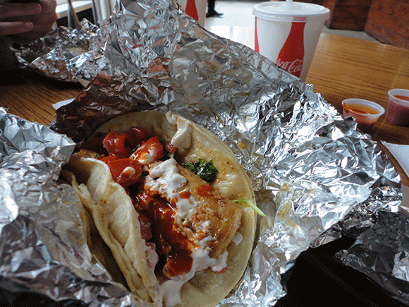 I don't eat out a lot...but when I do: FISH TACAS ALL DA WAY.