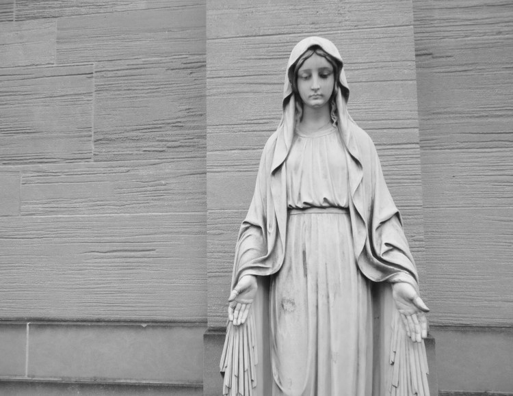 One more! This one from closer to home, though, a Blessed Mother in Michigan. 