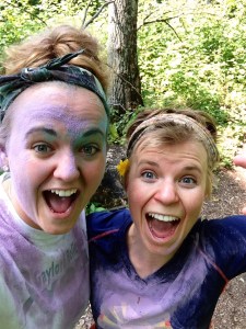 Coworker Annie and I doing some color runnin'. It is thanks to her that you have any images of this week at all. All thanks to her, ya'll. 