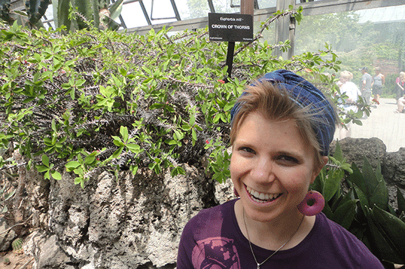 This is also interesting because Matt is taller than I...so he took the picture from up high. Innnnnnteresting. This must be what I look like to tall people. 