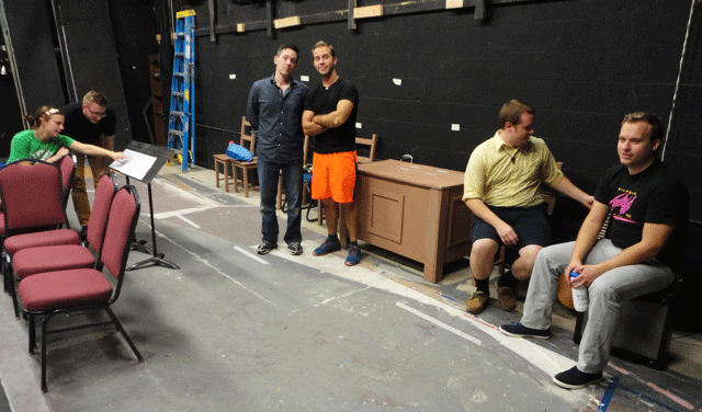 Getting pumped beforehand.