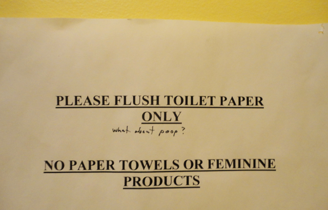 And I saw this sign and it ties into NOTHING, but I know my mom will laugh because it's entirely her sense of humor. 