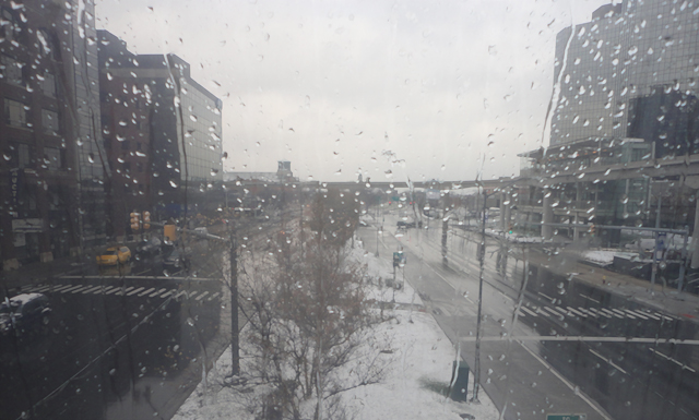 My city looks very grey on days when it is wintry-mixing. 