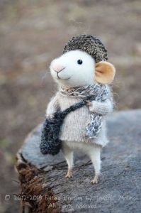 LOOK AT HIM. He has CLOTHES. And a BAG. I'm dying of dying of love. 