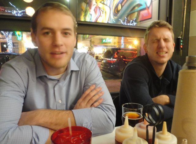 "Smile, guys!" "No."