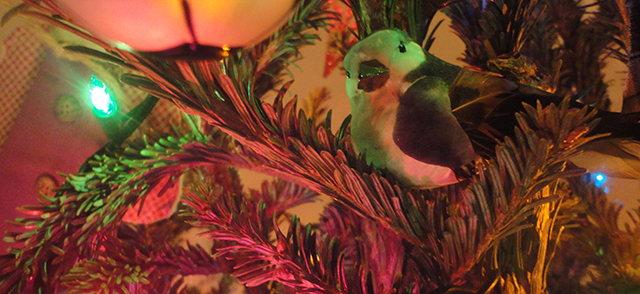 (I like these bird ornaments...even though, upon reflection, this one looks a wee bit angry.)