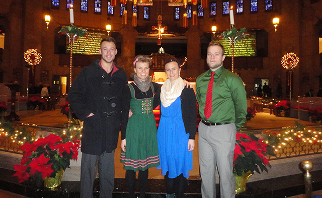 ...I love it because we're all just the tiniest bit off from where we should be. :) Christmas time!!