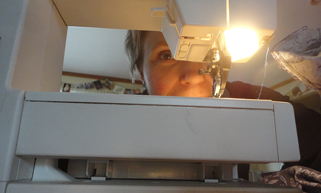 I said to my sister, "I have a lot of extra tension at the moment and I'm not sure why." She was like, "Well, you are in the midst of a sewing project." Heh. 