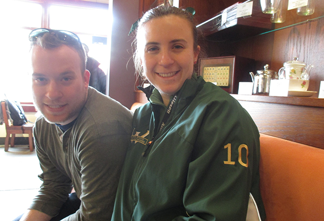 Goobers at the tea shop. 