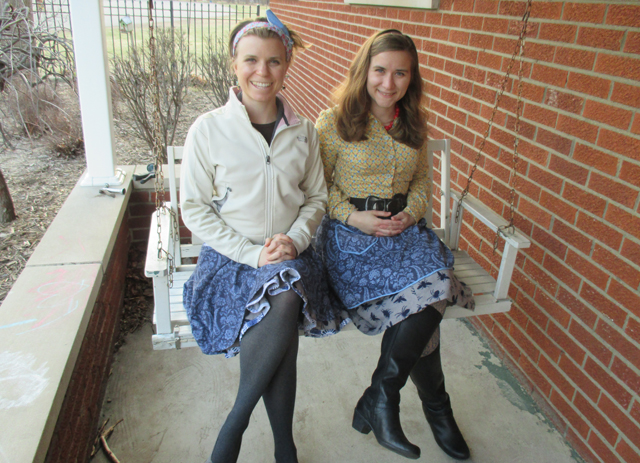 Oh, yes! And matching bug-skirts. :) Happy Easter!  NOW CELEBRATE FOR THE FULL OCTAVE OR ELSE. 