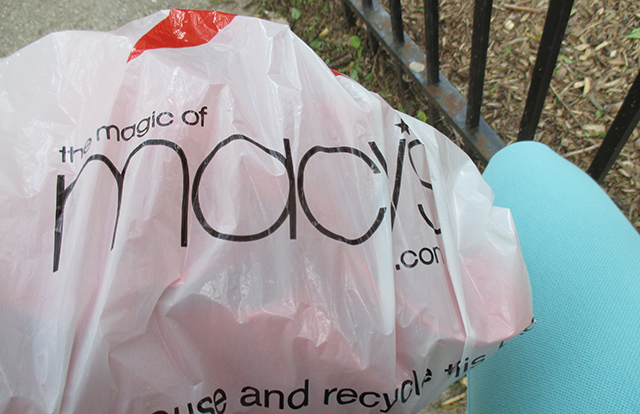 But it was still in the 50's and all I had were my summer clothes so then I bought these leggings from Macy's. 'Murica. 