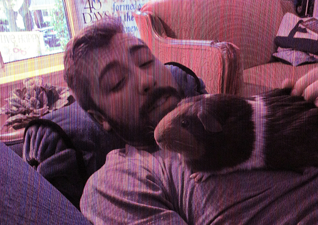 Joe holdin' mah pig. 