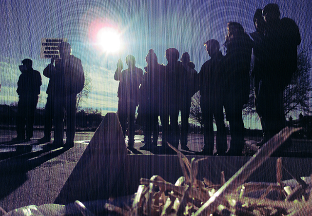 Some of my friends/ one of my favorite moments of Christmas 2015. We gathered on Christmas Eve morning to sing Christmas carols and pray in front of a local abortion clinic. So strangely contrasted, the horror of abortion against the light of hope. There is always hope. Always. 